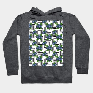 Blueberries Pattern Hoodie